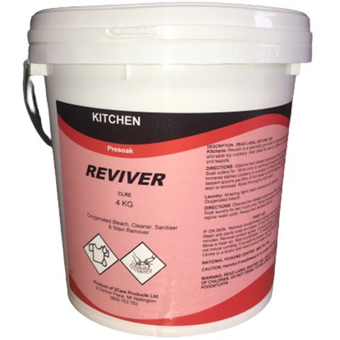 C-Tec Reviver Stainless Steel Cutlery & Crockery Presoak 4kg