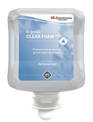 Deb Refresh Clear Foam Wash Cartridge 1L