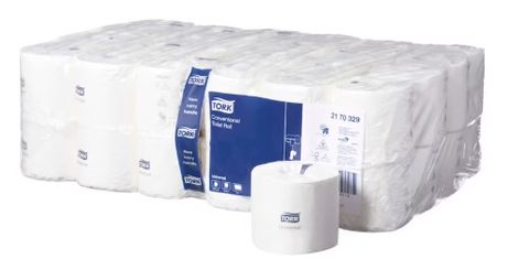 Tork T4 Universal 1ply 850 Sheets Conventional Toilet Rolls Ctn/48 (2170329)