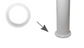 Bio Bin Terracyclic Regular Base Plinth White