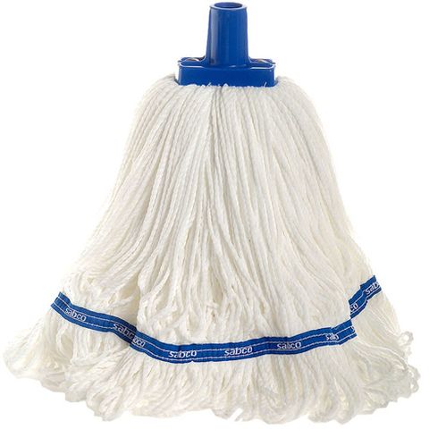 Edco Microfibre Round Looped Mop Head Blue 350gm