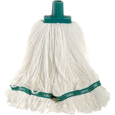 Edco Microfibre Round Looped Mop Head Green 350gm