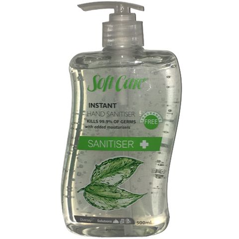 Diversey Soft Care Hand Sanitiser Fragrance Free Pump 500ml