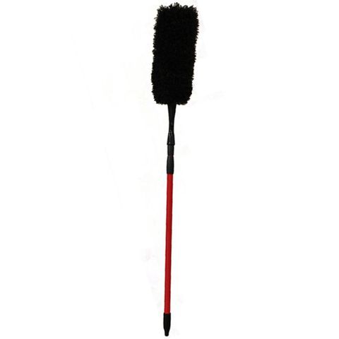 Microfibre Duster with Extension Handle Red/Black