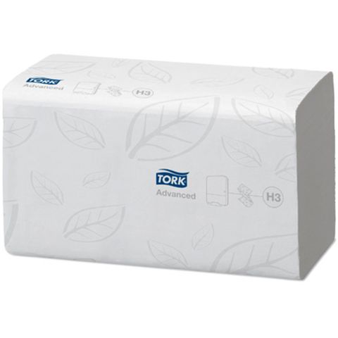 Tork H3 Advanced 2ply Soft Singlefold Paper Towels Ctn/15 (290163)
