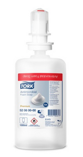 Tork S4 Antimicrobial Foam Soap Cartridge 1L (520800)