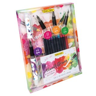 Handlettering2GO Spring Vibes Set of 3 nibs and 10 inkcartridges a handlettering booklet and magazine