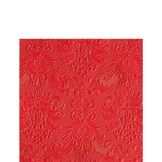 Ambiente - Paper Napkins - Pack of 15 - Cocktail Size - Elegance Red