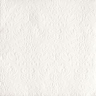 Ambiente - Paper Napkins - Pack of 15 - Luncheon Size - Elegance White