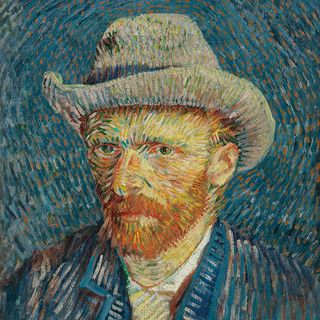 Ambiente - Paper Napkins - Pack of 20 - Luncheon Size - Van Gogh Self Portrait