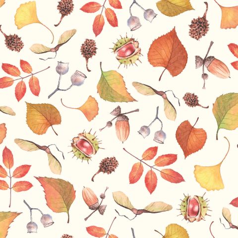 Ambiente - Paper Napkins - Pack of 20 - Luncheon Size - Autumn Details