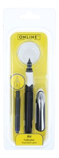 Air Fountain Pen White M-nib in Blister Pack