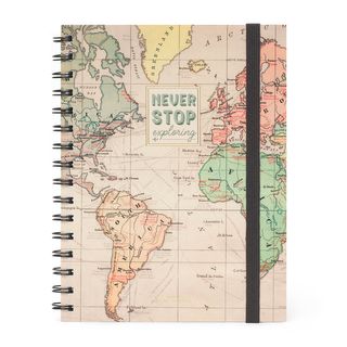 Notebook With Spiral - A5 - Travel