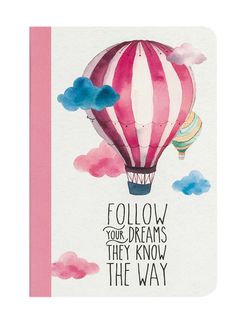 Legami - Quaderno Collection - Notebook - A6 - Lined - Follow Your Dreams