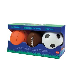 Legami - Set of 3 Mini Sports Balls