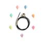 *Photo Hanger Magnetic Wire Photo Holder - Air Balloon -  Holds 7 Photos. 1.2M Hanging Length