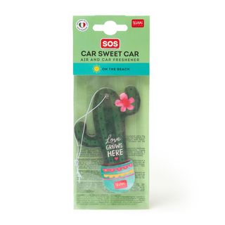 Legami - Air & Car Freshener - Cactus - SOS Car Sweet Car Display Pack of 12 Pcs
