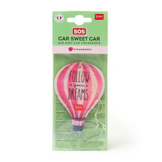 Legami - Air & Car Freshener - Air Balloon - SOS Car Sweet Car Display Pack of 12 Pcs