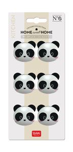 Legami - Set of 6 Bag Clips - Panda