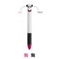 Legami - 2-Colour Ballpoint Pen - Panda - Click&Clack Display Pack of 12 Pcs