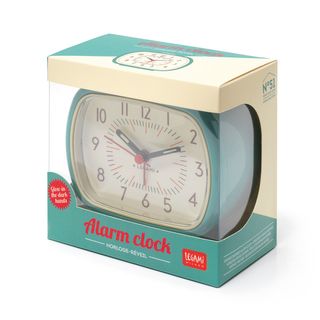 Retro Alarm Clock - Light Blue