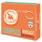 Legami - Compass Key Ring - Display Pack of 16 Pcs