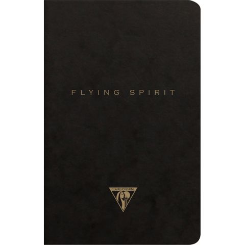 Clairefontaine - Flying Spirit - Notebook - A6+ - Ruled - Black - 5 Assorted Cover Designs