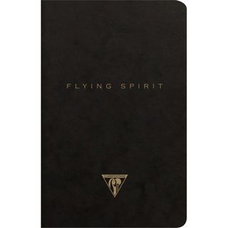 Clairefontaine - Flying Spirit Notebook - A6+ - Ruled - Black - 5 Assorted Cover Designs