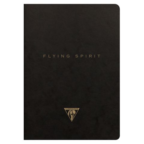 Clairefontaine - Flying Spirit - Notebook - A5 - Ruled - Black - 5 Assorted Cover Designs