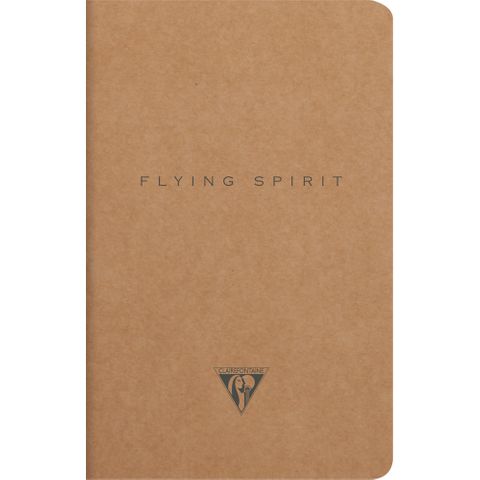 Clairefontaine - Flying Spirit - Notebook - A6+ - Ruled - Kraft - 5 Assorted Cover Designs