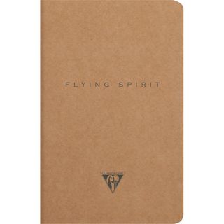 Clairefontaine - Flying Spirit Notebook - A6+ - Ruled - Kraft - 5 Assorted Cover Designs