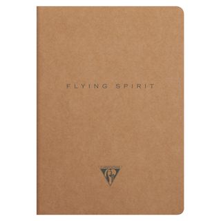 Clairefontaine - Flying Spirit Notebook - A5 - Ruled - Kraft - 5 Assorted Cover Designs