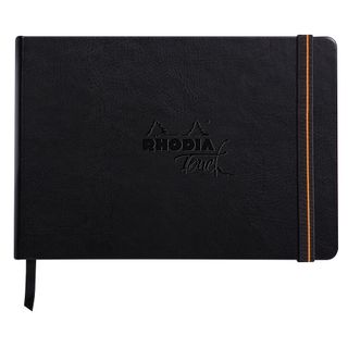 Rhodia - Touch Collection - Calligrapher Book - Hard Cover - A5 Landscape - Plain