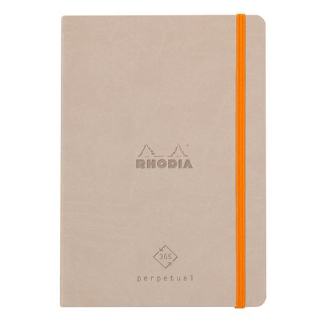 Rhodia - Rhodiarama 365 Perpetual Undated Planner - A5 - Beige