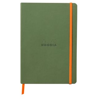Rhodia - Rhodiarama Notebook - Soft Cover - A5 - Ruled - Sage Green