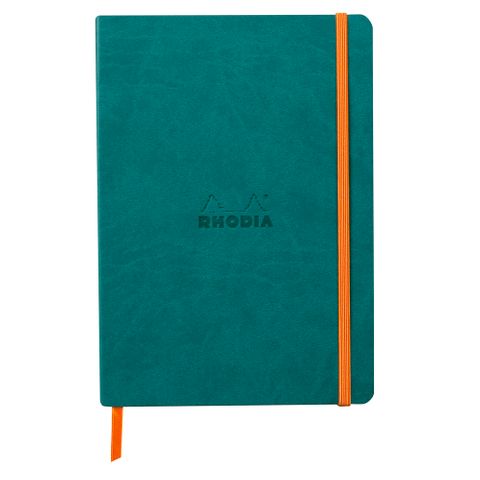 Rhodia - Rhodiarama Notebook - Soft Cover - A5 - Ruled - Peacock