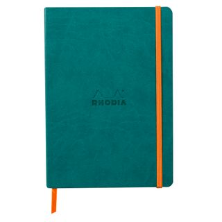 Rhodia - Rhodiarama Notebook - Soft Cover - A5 - Ruled - Peacock