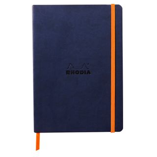 Rhodia - Rhodiarama Notebook - Soft Cover - A5 - Ruled - Midnight Blue (Dark Navy)