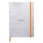 Rhodia - Rhodiarama Notebook - Soft Cover - A5 - Ruled - Silver