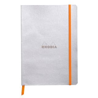 Rhodia - Rhodiarama Notebook - Soft Cover - A5 - Ruled - Silver