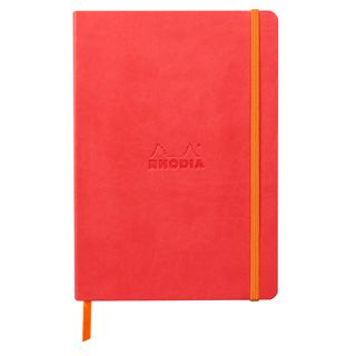 Rhodia - Rhodiarama Notebook - Soft Cover - A5 - Ruled - Coral Red