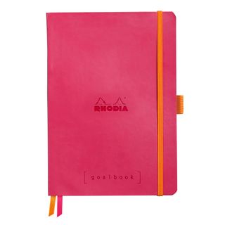 Rhodia - Rhodiarama Goalbook - Soft Cover - A5 - 5 x 5 Grid - Raspberry