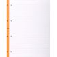 Rhodia - Side Stapled Notepad With 4 Holes - A4+ - Ruled - Orange