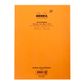 Rhodia - Side Stapled Notepad With 4 Holes - A4+ - 5 x 5 Grid - Orange