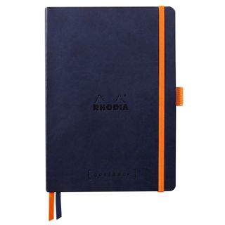 Rhodia - Rhodiarama Goalbook - Soft Cover - A5 - Dot Grid - Midnight Blue (Dark Navy)