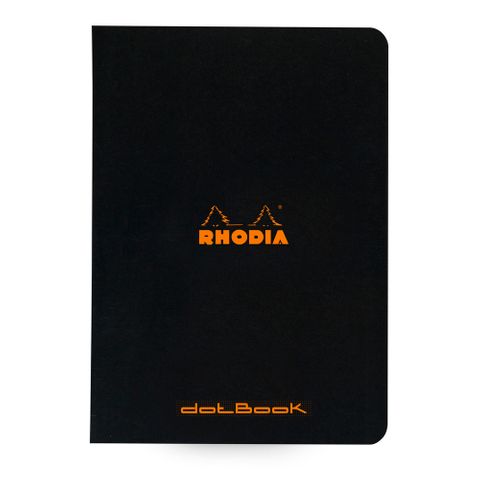 Rhodia - Cahier Notebook - A5 - Dot Grid - Black