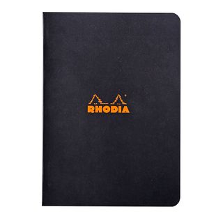 Rhodia - Cahier Notebook - A5 - Ruled - Black
