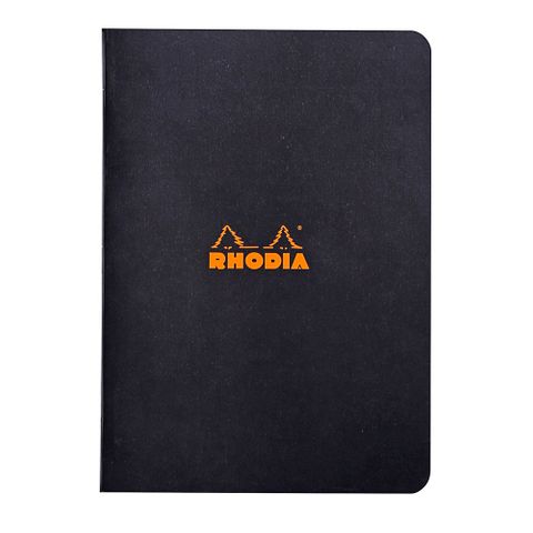 Rhodia - Cahier Notebook - A5 - 5 x 5 Grid - Black