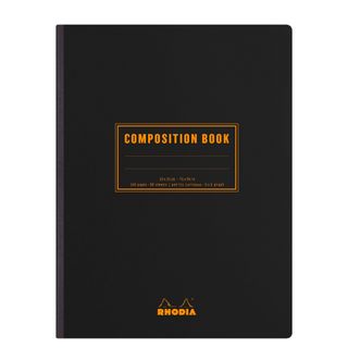 Rhodia - Composition Book - B5 - Ruled with Margin - Black