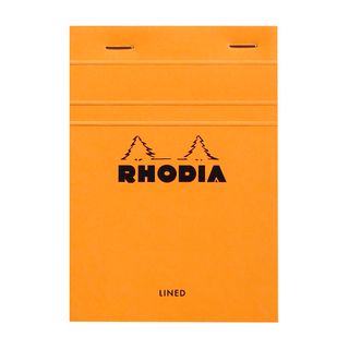 Rhodia - No. 13 Top Stapled Notepad - A6 - Ruled - Orange